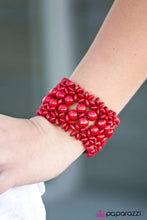 Load image into Gallery viewer, Tropical Bliss Red Wood Bracelet