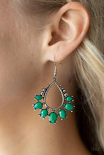Load image into Gallery viewer, Flamboyant Ferocity Green Earrings