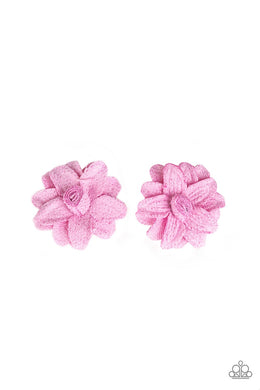 Lovely in Lilies Pink Hair Clips