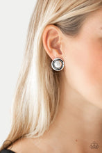 Load image into Gallery viewer, Out of this Galaxy Silver Clip On Earrings