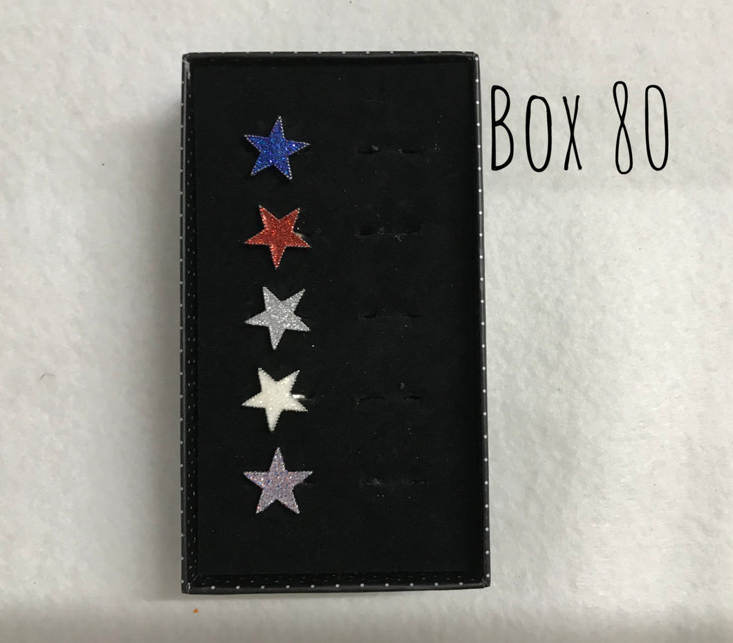 Starlet Shimmer Pave Stars Rings Box 80