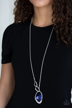 Load image into Gallery viewer, Optical Opulence Blue Necklace