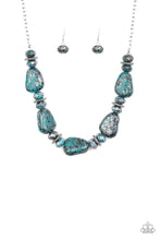 Load image into Gallery viewer, Prehistoric Fashionista Blue Necklace