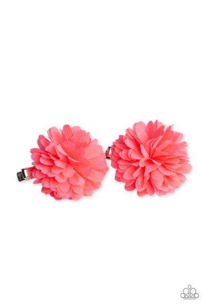 Neatly Neon Pink Hair Clips