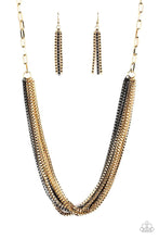 Load image into Gallery viewer, Beat Box Queen Gold Necklace