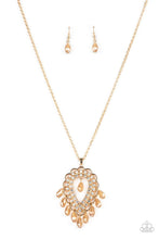 Load image into Gallery viewer, Teasable Teardrops Gold Necklace