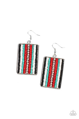 Beadwork Wonder Red Seed Bead Earrings