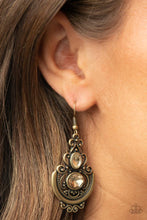 Load image into Gallery viewer, Unlimited Vacation Brass Earrings