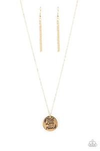 All You Need Is Trust Gold Necklace