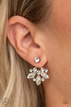 Load image into Gallery viewer, Crystal Constellations White Jacket Earrings