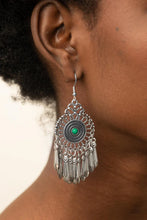 Load image into Gallery viewer, Dream a Little Dreamcatcher Green Earrings