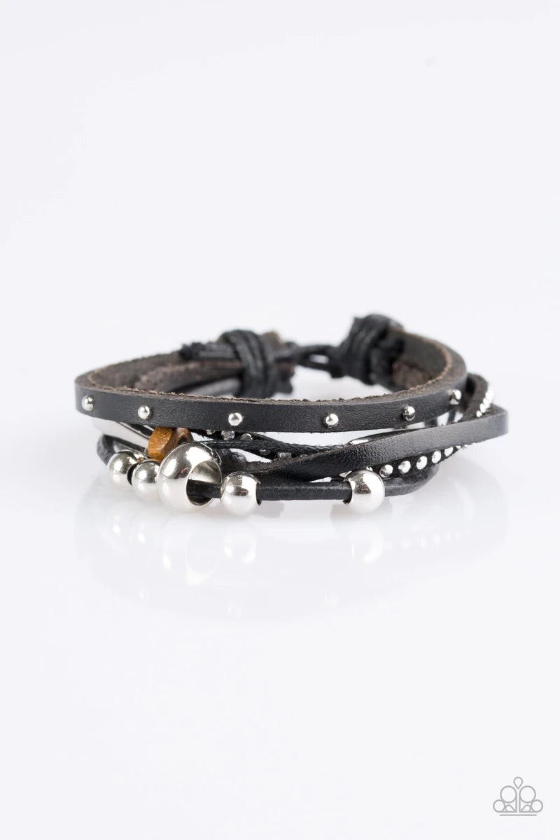 Long Road Home Black Urban Bracelet