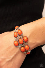 Load image into Gallery viewer, Color Wheel Garden Orange Bracelet