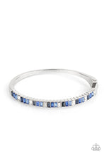 Load image into Gallery viewer, Toast to Twinkle Blue Hinged Bracelet