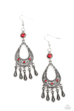 Load image into Gallery viewer, Viva La DIVA Red Earrings