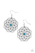 Load image into Gallery viewer, Botanical Bash Blue Earrings
