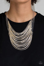 Load image into Gallery viewer, Catwalk Queen Multi-Gold/Silver Seed Bead Necklace