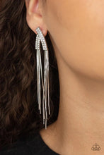 Load image into Gallery viewer, It Takes Two to Tassel White Earrings