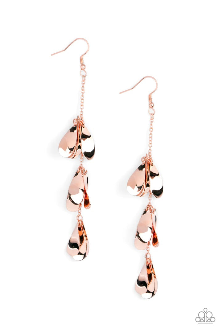 Arrival Chime Copper Earrings