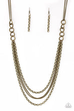 Load image into Gallery viewer, Mechanical Mayhem Brass Necklace