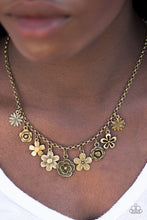 Load image into Gallery viewer, Head Over ROSES Brass Necklace
