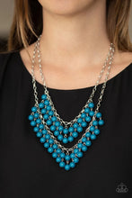 Load image into Gallery viewer, Bubbly Boardwalk Blue Necklace