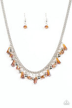 Load image into Gallery viewer, Twinkling Treasure Trove Brown Necklace