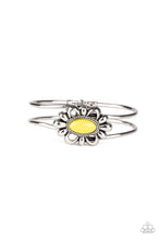 Load image into Gallery viewer, Serene Succulent Yellow Hinged Bracelet
