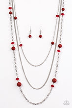 Load image into Gallery viewer, Triple Tango Red Necklace