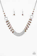Load image into Gallery viewer, Luxury Shimmer Brown Necklace