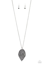 Load image into Gallery viewer, Natural Re-Leaf Black Necklace