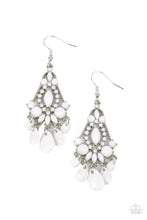 Load image into Gallery viewer, Staycation Home White Earrings