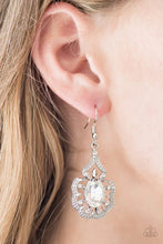 Load image into Gallery viewer, Chicly Courtesan White Earrings