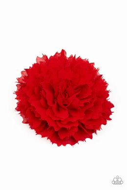 Bloom-tastic Red Hair Clip