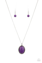 Load image into Gallery viewer, Tranquil Talisman Purple Necklace