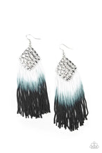 Load image into Gallery viewer, Dip In Black Tassel Earrings