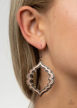 Load image into Gallery viewer, Taj Mahal Majesty Copper Earrings