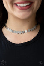 Load image into Gallery viewer, Spot Check Silver Choker