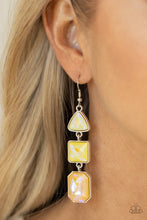 Load image into Gallery viewer, Cosmic Culture Yellow Earrings