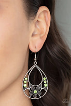 Load image into Gallery viewer, Meadow Marvel Green Earrings