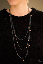 Load image into Gallery viewer, The Fame is Up Brown Necklace