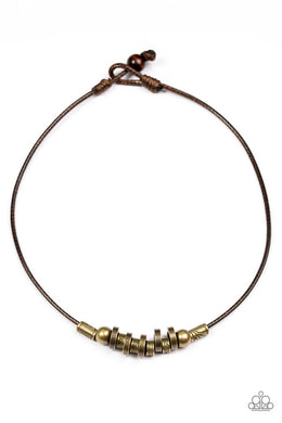 Ancient Canyon Brass Urban Necklace
