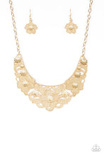 Load image into Gallery viewer, Petunia Paradise Gold Necklace