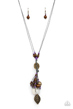 Load image into Gallery viewer, Knotted Keepsake Purple Necklace