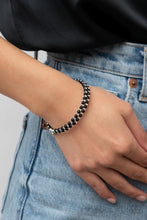 Load image into Gallery viewer, Regal Wraparound Black Coil Bracelet
