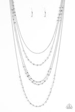 Load image into Gallery viewer, Glitter Go-Getter Silver Necklace