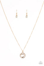 Load image into Gallery viewer, Change of Heart Throb Gold Necklace
