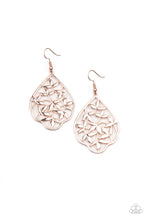 Load image into Gallery viewer, Taj Mahal Gardens Rose Gold Earrings