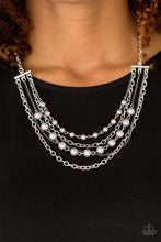 Load image into Gallery viewer, Metro Modest Silver Necklace