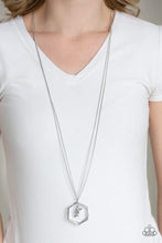 Load image into Gallery viewer, Chicly Geocentric Silver Necklace